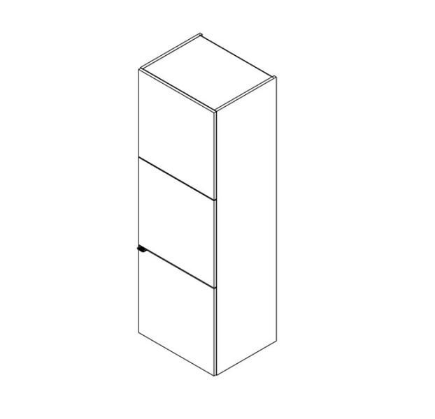 Schrank 1-türig Black&White ohne Podestelement