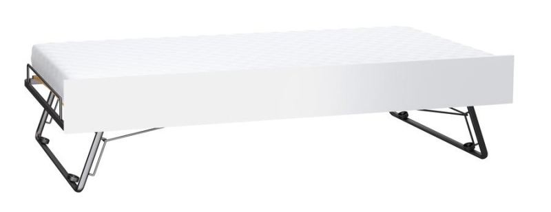 Gästeliege für Bett/Couch 200x90 Black&White weiss