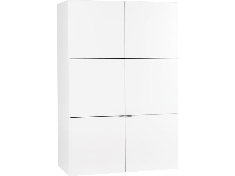 Schrank 2T Black&White ohne Podestelement