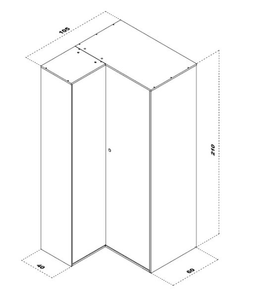 Eckschrank Indiana
