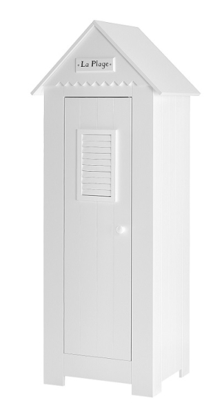 Schrank 1T Saint-Tropez weiß MDF