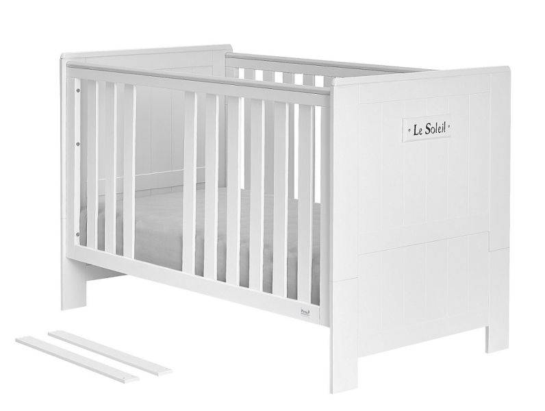 Kinderbett 140x70 Saint-Tropez Weiß MDF