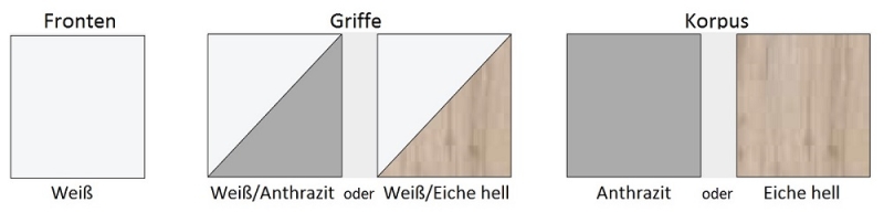 Wandregal 120 mit Türen Alex
