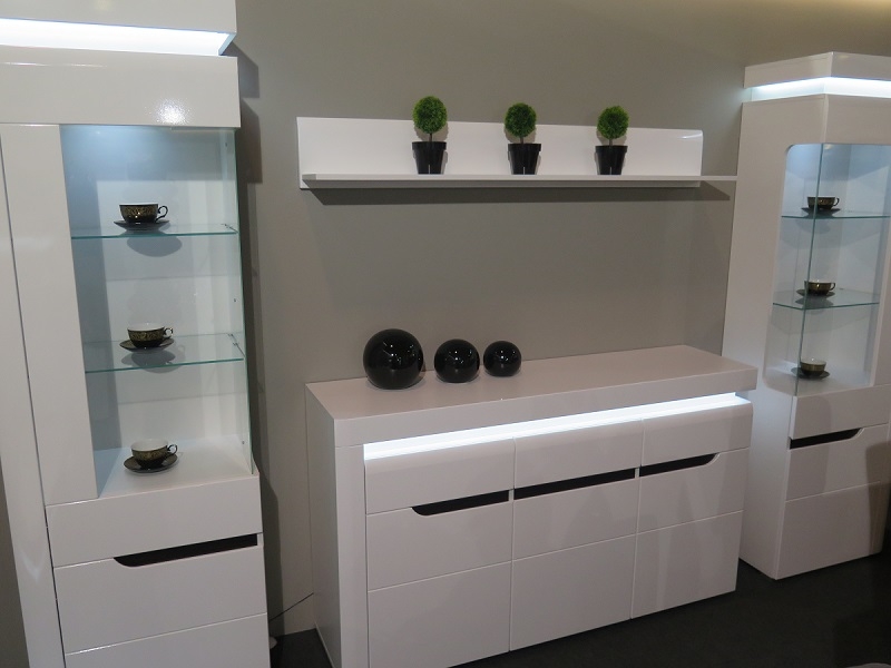 Regal mit Vitrine R Iris
