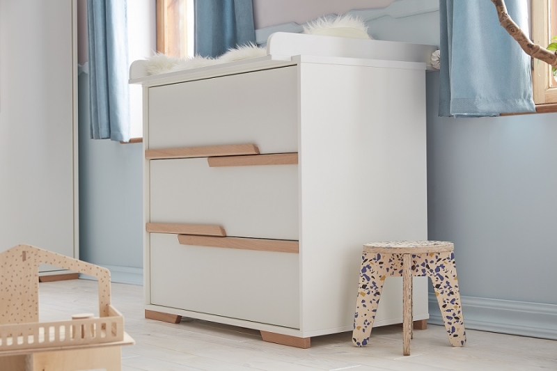 Babyzimmer komplett Spring weiß Set B