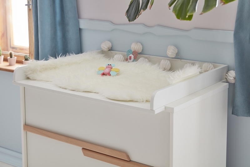 Babyzimmer komplett Spring weiß Set B