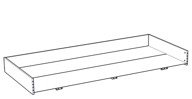 Schublade zum Bett 200x90 Choice