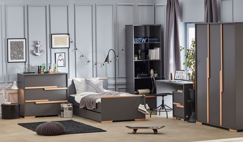 Bett 200x90 Spring