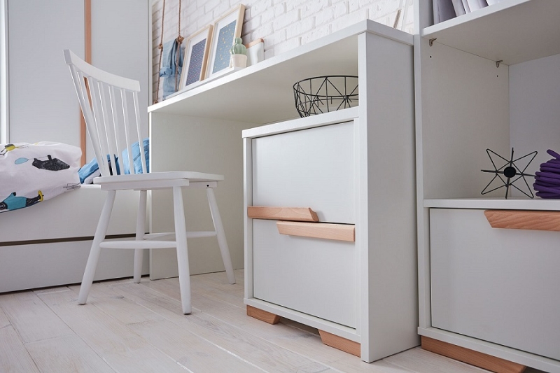 Jugendzimmer komplett Spring weiß Set A