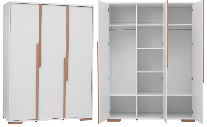 Jugendzimmer komplett Spring weiß Set B