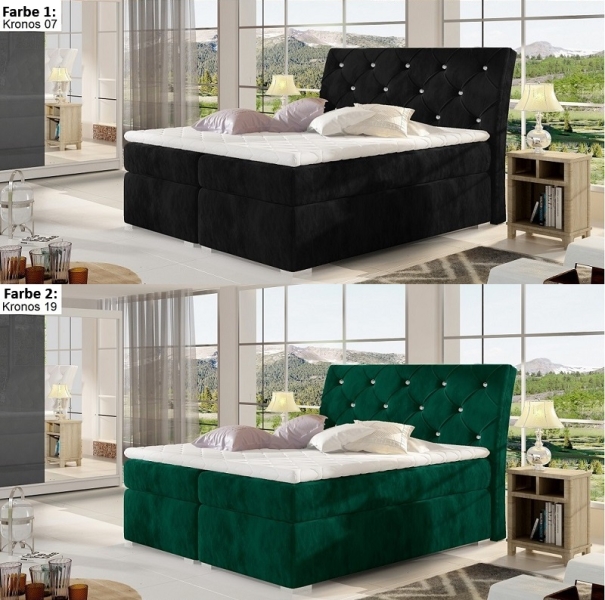 Boxspringbett Beverly mit 2 Bettkasten