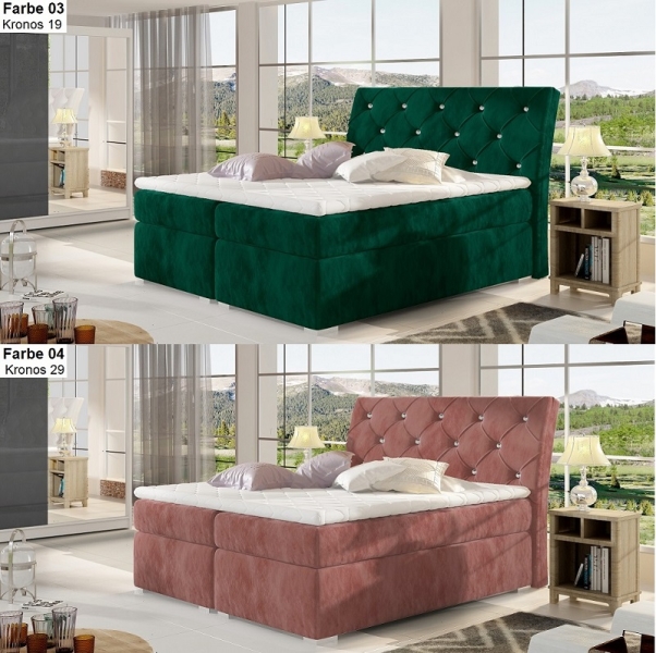 Boxspringbett Beverly mit 2 Bettkasten