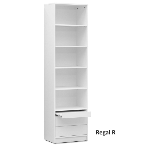 Schrank 1-türig W/P/S/R zum Schrankbett VB/HB