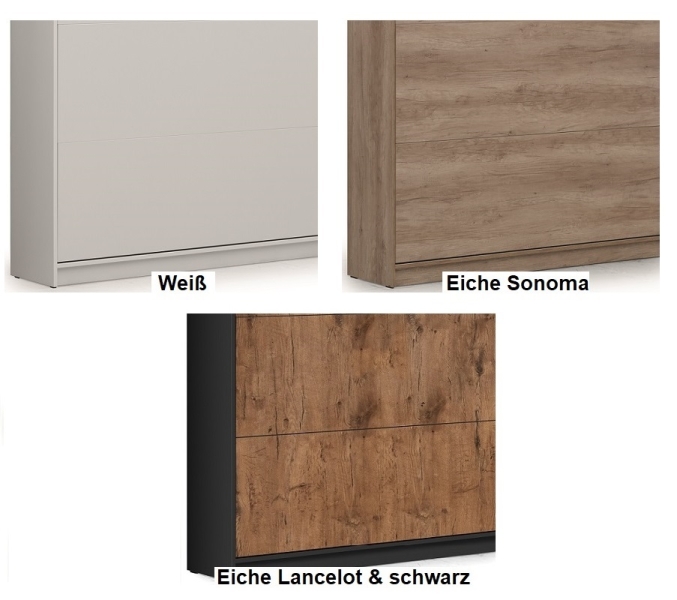 Schrank 1-türig W/P/S/R zum Schrankbett VB/HB