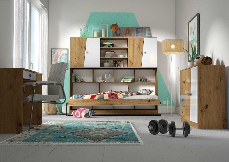 Aufsatz zum Schrankbett 200x90 Horizontal Neo