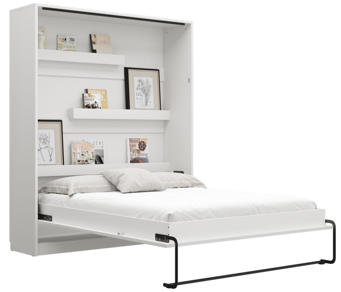 Schrankbett Wandbett vertikal GN 160x200 mit/ohne LED