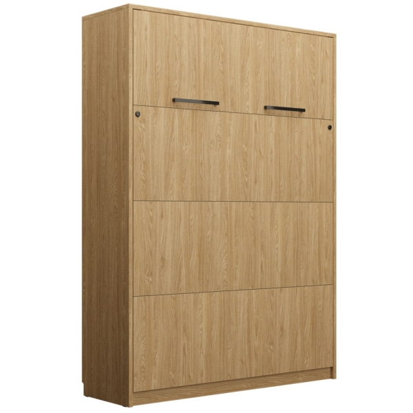Schrankbett Wandbett vertikal GN 160x200 mit/ohne LED