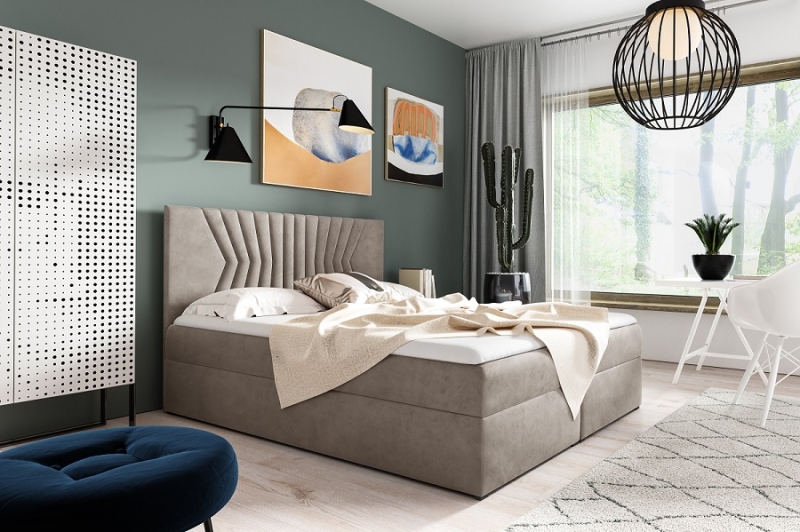 Boxspringbett Benn 2 mit 2 Bettkästen