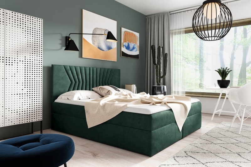 Boxspringbett Benn 2 mit 2 Bettkästen