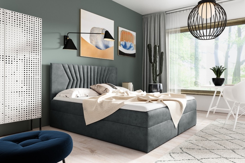 Boxspringbett Benn 2 mit 2 Bettkästen
