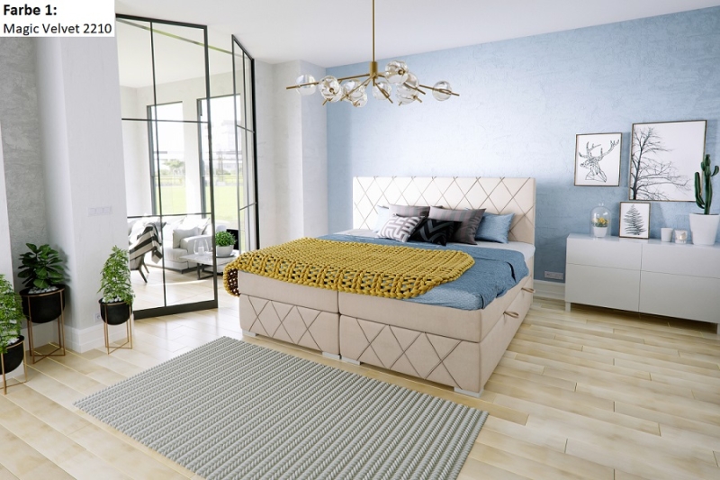 Boxspringbett Rio mit 2 Bettkästen