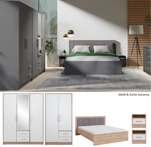 Schlafzimmer komplett Saga Set A