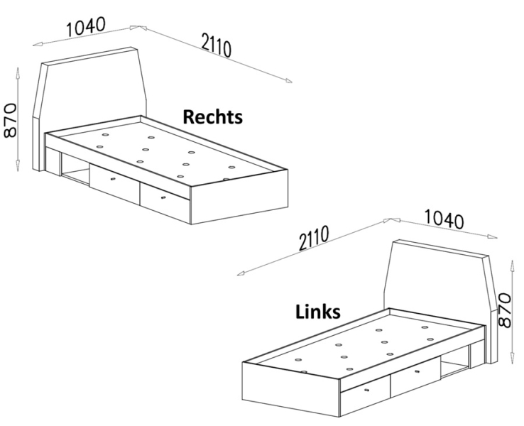 Jugendzimmer komplett Alister Set A