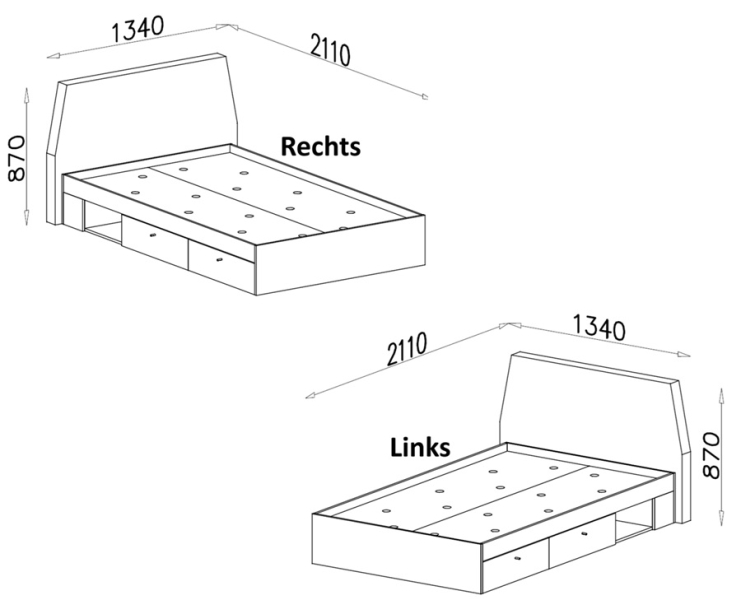 Jugendzimmer komplett Alister Set A