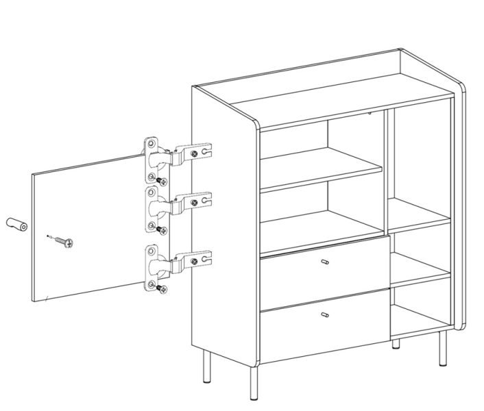Jugendzimmer komplett Alister Set A