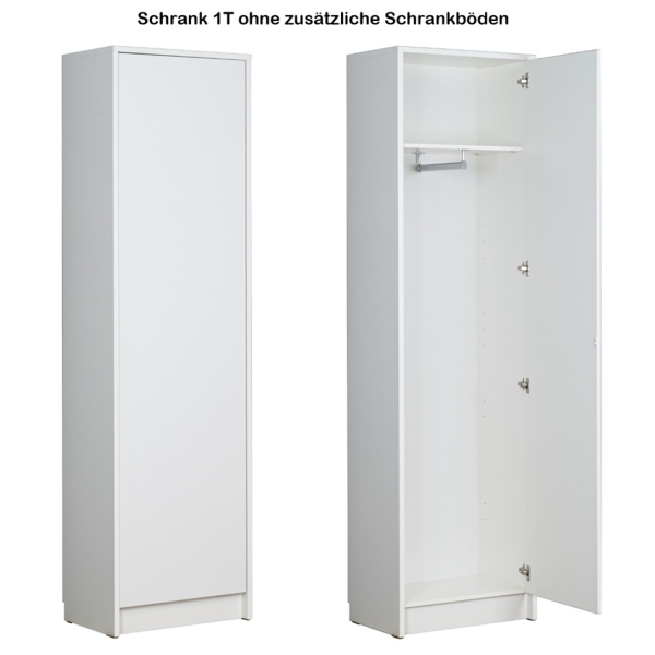 Schrankbett vertikal SBV 140x200 mit 2 Schränken