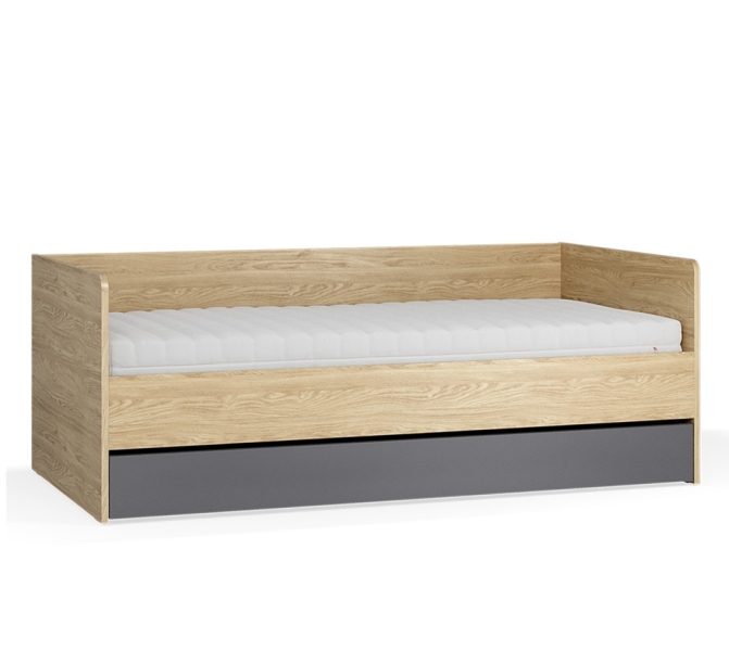 Bett mit aufklappbarem Lattenrost 200x90 Milan