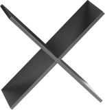 Regalelement &quote;X&quote; Black&White