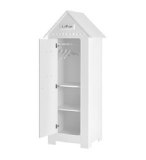 Schrank 1T Saint-Tropez weiß MDF