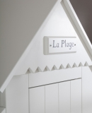 Schrank 1T Saint-Tropez weiß MDF