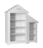 Beistellregal Saint-Tropez Weiß MDF