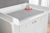 Babyzimmer Set B Saint-Tropez Weiß MDF