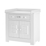 Babyzimmer Set B Saint-Tropez Weiß MDF