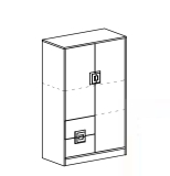 Hohe Kommode 80 Nicki