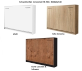 Schrankbett Wandbett horizontal HB 90/120/140 x 200