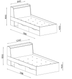 Jugendzimmer komplett Davis Set B