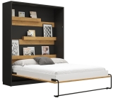 Schrankbett Wandbett vertikal GN 160x200 mit/ohne LED