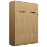 Schrankbett Wandbett vertikal GN 160x200 mit/ohne LED