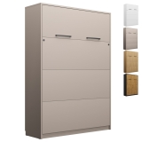 Schrankbett Wandbett vertikal GN 120/140x200 mit LED