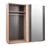 Schwebetürenschrank 2-türig Alanis