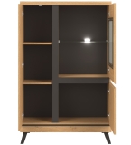 Kredenz mit Vitrine Art