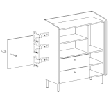 Jugendzimmer komplett Alister Set A