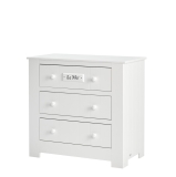 Kommode 3S Saint-Tropez Weiß MDF