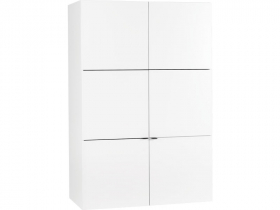 Schrank 2T Black&White ohne Podestelement