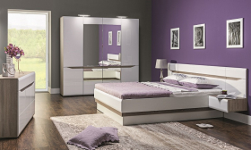 Schlafzimmer komplett Linn 5-tlg Set B