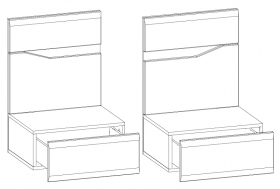 Schlafzimmer komplett Linn 5-tlg Set B